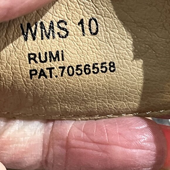 Report Rumi Womens Laser Cut Peep Toe Gray‎ Sandal Pump Size 10 - Picture 9 of 9